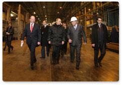 Председатель Правительства Российской Федерации В.В.Путин посетил  ОАО «Корпорация ВСМПО-АВИСМА»