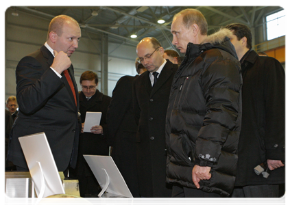 Председатель Правительства Российской Федерации В.В.Путин посетил ОАО «Корпорация ВСМПО-АВИСМА»