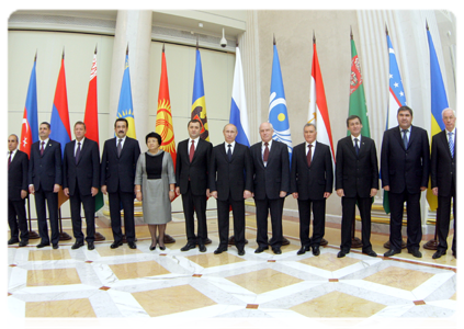 Heads of the delegations from CIS member states