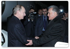 Председатель Правительства Российской Федерации В.В.Путин прибыл с рабочим визитом в Республику Таджикистан
