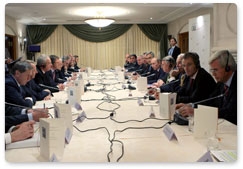 Председатель Правительства Российской Федерации В.В.Путин встретился с представителями германских деловых кругов