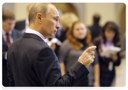 По завершении программы «Разговор с Владимиром Путиным. Продолжение» Председатель Правительства Российской Федерации ответил на вопросы журналистов