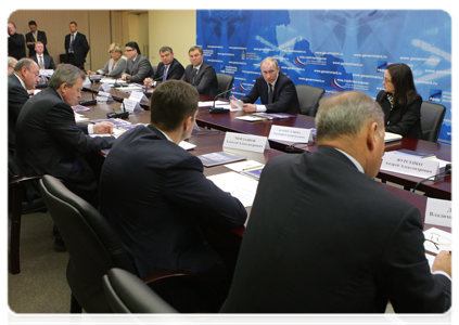 Председатель Правительства Российской Федерации В.В.Путин провёл в Зеленограде заседание Правительственной комиссии по высоким технологиям и инновациям