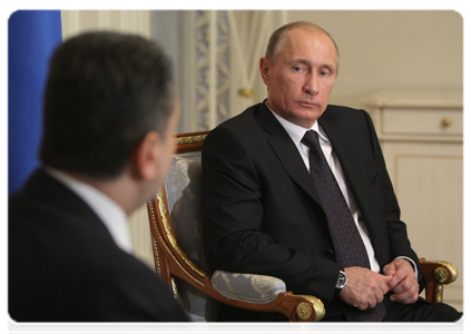 Председатель Правительства Российской Федерации В.В.Путин провёл рабочую встречу с Премьер-министром Республики Армения Т.С.Саркисяном