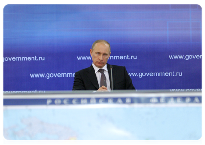 Председатель Правительства Российской Федерации В.В.Путин провёл совещание по вопросу реализации Стратегии развития автомобильной промышленности России до 2020 года