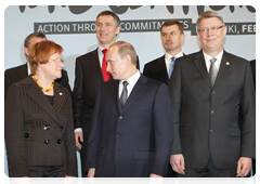 Председатель Правительства Российской Федерации В.В.Путин, находящийся с рабочим визитом в Финлядской Республике, принял участие в Саммите действий по Балтийскому морю-2010