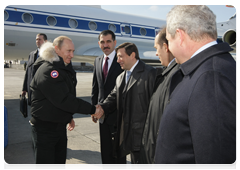 Prime Minister Vladimir Putin has arrived in the Republic of Ingushetia on a working visit