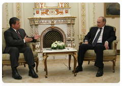 Председатель Правительства Российской Федерации В.В.Путин встретился с Королем Иордании Абдаллой II