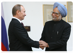 Prime Minister Vladimir Putin held talks with Indian Prime Minister Dr Manmohan Singh