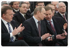 Председатель Правительства Российской Федерации В.В.Путин принял участие в церемонии открытия контейнерного сервиса «Экубекс» компании «Мэрск Лайн» между Южной Америкой и Российской Федерацией
