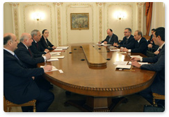 Председатель Правительства Российской Федерации В.В.Путин провел переговоры с Президентом Республики Абхазия С.В.Багапшем