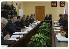 Председатель Правительства России В.В.Путин провел совещание по ситуации на судоремонтных предприятиях Мурманска