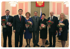 Заместитель Председателя Правительства Российской Федерации А.Д.Жуков провел церемонию вручения премий Правительства Российской Федерации 2009 года в области культуры