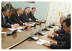 Prime Minister Vladimir Putin meeting with Uzbek President Islam Karimov
