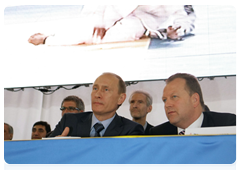 Председатель Правительства Российской Федерации В.В.Путин посетил в Вене Чемпионат Европы по дзюдо