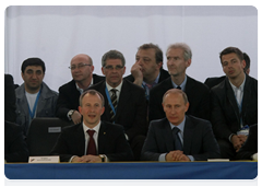 Председатель Правительства Российской Федерации В.В.Путин посетил в Вене Чемпионат Европы по дзюдо