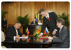 По итогам российско-венесуэльских переговоров был подписан ряд двусторонних документов