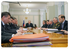Председатель Правительства Российской Федерации В.В.Путин провел итоговое совещание по вопросам развития оборонно-промышленного комплекса