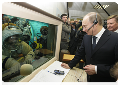 Председатель Правительства Российской Федерации В.В.Путин посетил Центр подготовки космонавтов им. Ю.А.Гагарина в Звездном городке