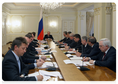 Председатель Правительства Российской Федерации В.В.Путин провел совещание по вопросу картографического обеспечения системы ГЛОНАСС