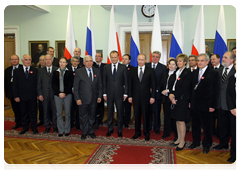 В.В.Путин и Д.Туск встретились с сопредседателями Группы по сложным вопросам истории российско-польских отношений