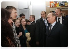 Председатель Правительства Российской Федерации В.В.Путин побывал в Центре развития творчества молодежи в сфере высоких технологий