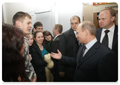 Председатель Правительства Российской Федерации В.В.Путин побывал в Центре развития творчества молодежи в сфере высоких технологий