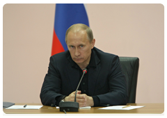 Председатель Правительства России В.В.Путин провел в Междуреченске совещание в связи с аварией на шахте «Распадская»