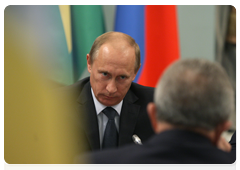 Председатель Правительства Российской Федерации В.В.Путин встретился с президентом Бразилии Л.И.Лулой да Силвой