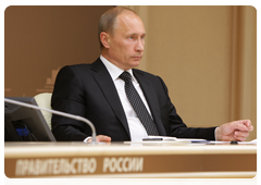 Председатель Правительства Российской Федерации В.В.Путин провел совещание в формате видеоконференции в связи с аварией на шахте «Распадская»