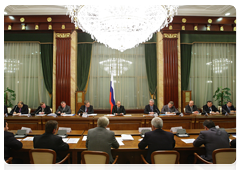 Председатель Правительства Российской Федерации В.В.Путин встретился с руководителями Российского союза промышленников и предпринимателей