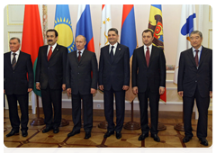 Prime Minister Vladimir Putin during a meeting of the EurAsEC Interstate Council’s heads of government