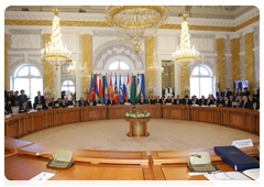 Prime Minister Vladimir Putin at the Council of the Heads of Government of the CIS