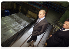 Председатель Правительства Российской Федерации В.В.Путин посетил завод «Электросила» в Санкт-Петербурге