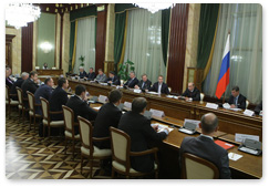 Председатель Правительства Российской Федерации В.В.Путин провел совещание по вопросам ценообразования и уровня тарифов