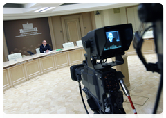Председатель Правительства Российской Федерации В.В.Путин провел селекторное совещание по вопросам восстановления Саяно-Шушенской ГЭС