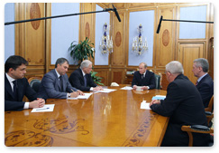 Председатель Правительства Российской Федерации В.В.Путин провел встречу с руководством партии «Единая Россия»