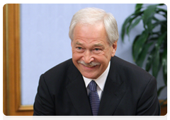 Chairman of United Russia’s Supreme Council Boris Gryzlov before the meeting with Prime Minister Vladimir Putin