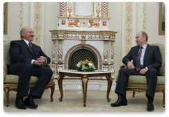 Председатель Правительства Российской Федерации В.В.Путин встретился с Президентом Республики Беларусь А.Г.Лукашенко