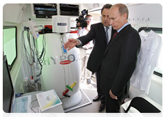 Председатель Правительства Российской Федерации В.В.Путин посетил тренировочный центр сборных команд России на спортивной базе «Озеро Круглое»