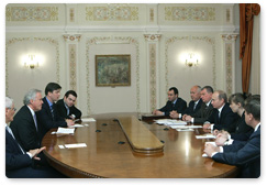 Председатель Правительства Российской Федерации В.В.Путин провел встречу с руководством компании «Дженерал Электрик»