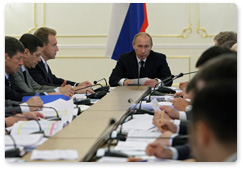 Председатель Правительства Российской Федерации В.В.Путин провел совещание по вопросу расходов федерального бюджета на 2011-2013 годы в части сельского хозяйства