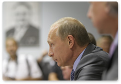 В РКК «Энергия» Председатель Правительства Российской Федерации В.В.Путин провел совещание с руководством космической отрасли