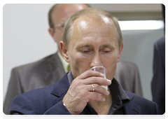 Председатель Правительства Российской Федерации В.В.Путин посетил завод ООО «Тамбов-Молоко»