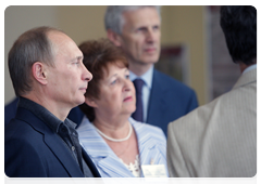 Председатель Правительства Российской Федерации В.В.Путин посетил социально-культурный центр села Тулиновка Тамбовской области