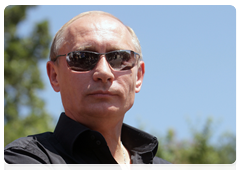 Председатель Правительства Российской Федерации В.В.Путин побывал на XIV Международном байк-шоу