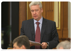 Deputy Prime Minister and Chief of Government Staff Sergei Sobyanin at a meeting of the government commission on budget planning