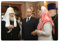 Председатель Правительства Российской Федерации В.В.Путин посетил православный духовно-просветительский центр, расположенный на территории храмового комплекса