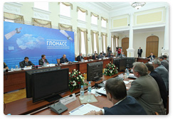 Председатель Правительства Российской Федерации В.В.Путин провел совещание по вопросу использования технологий ГЛОНАСС в интересах социально-экономического развития регионов