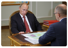 Prime Minister Vladimir Putin meeting with Sergei Kiriyenko, Head of Rosatom State Corporation